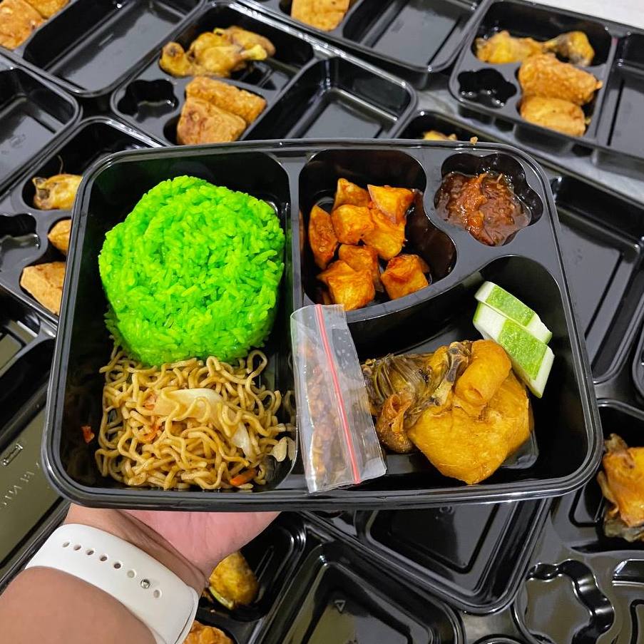 Bento Balado Nasi Hijau