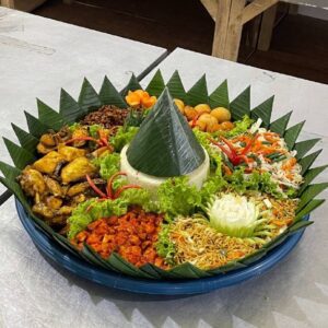 Nasi Tumpeng di SCBD