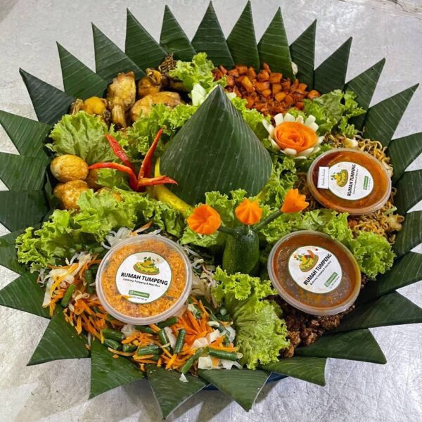 tumpeng tampah extra 10 porsi urap