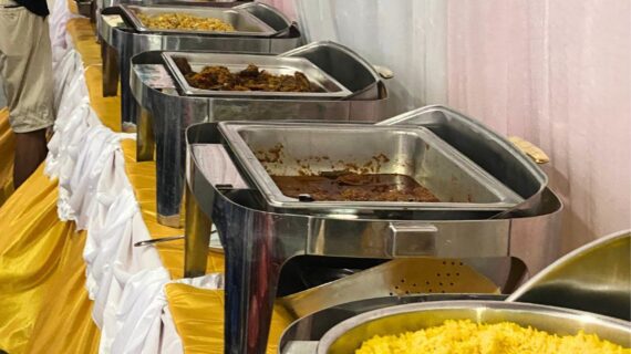 prasmanan 1 nasi 4 lauk pendamping