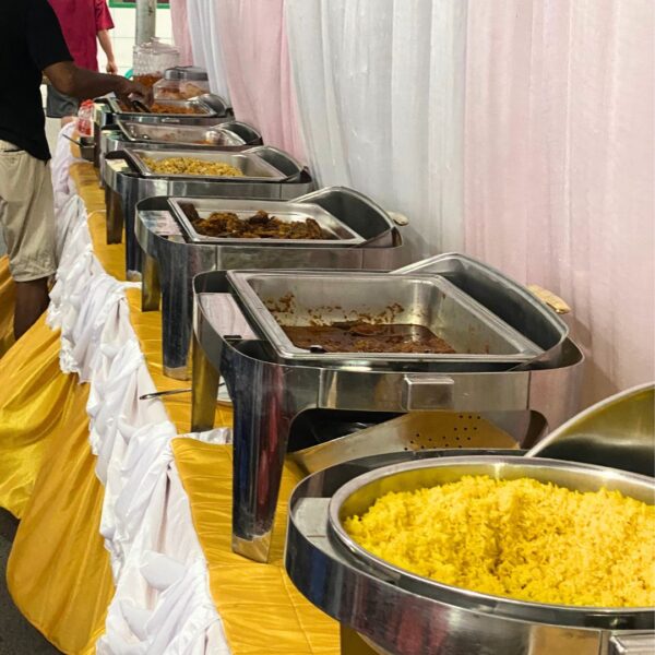 prasmanan 1 nasi 4 lauk pendamping